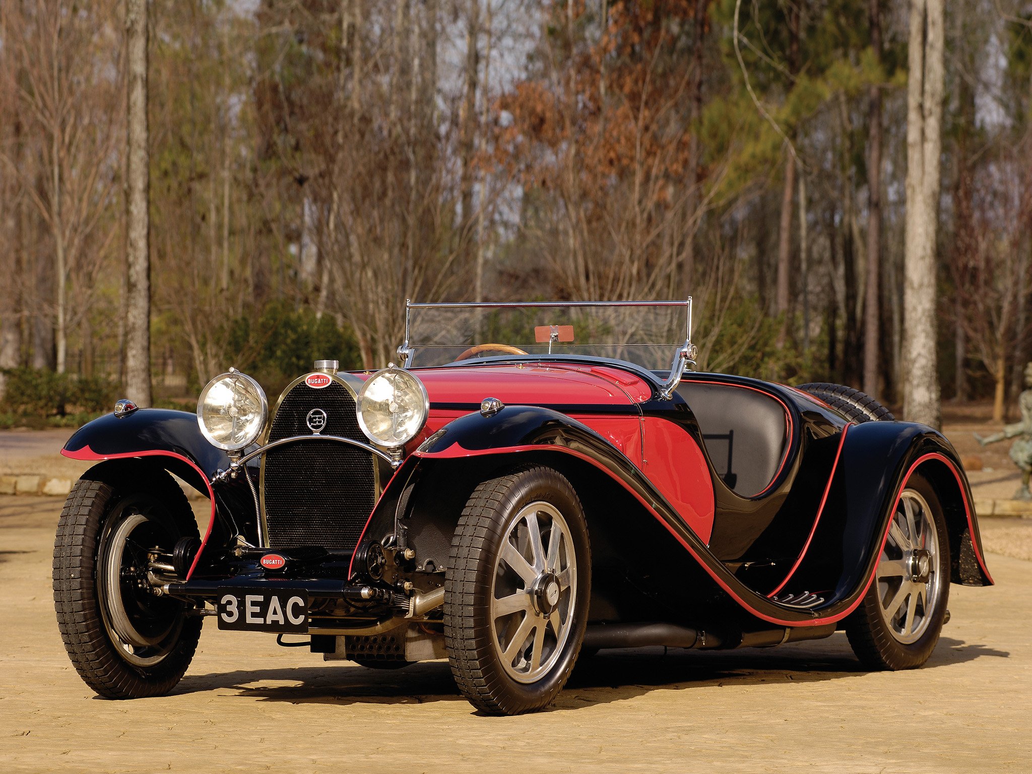 1932 35, Bugatti, Type 55, Roadster, Retro Wallpaper