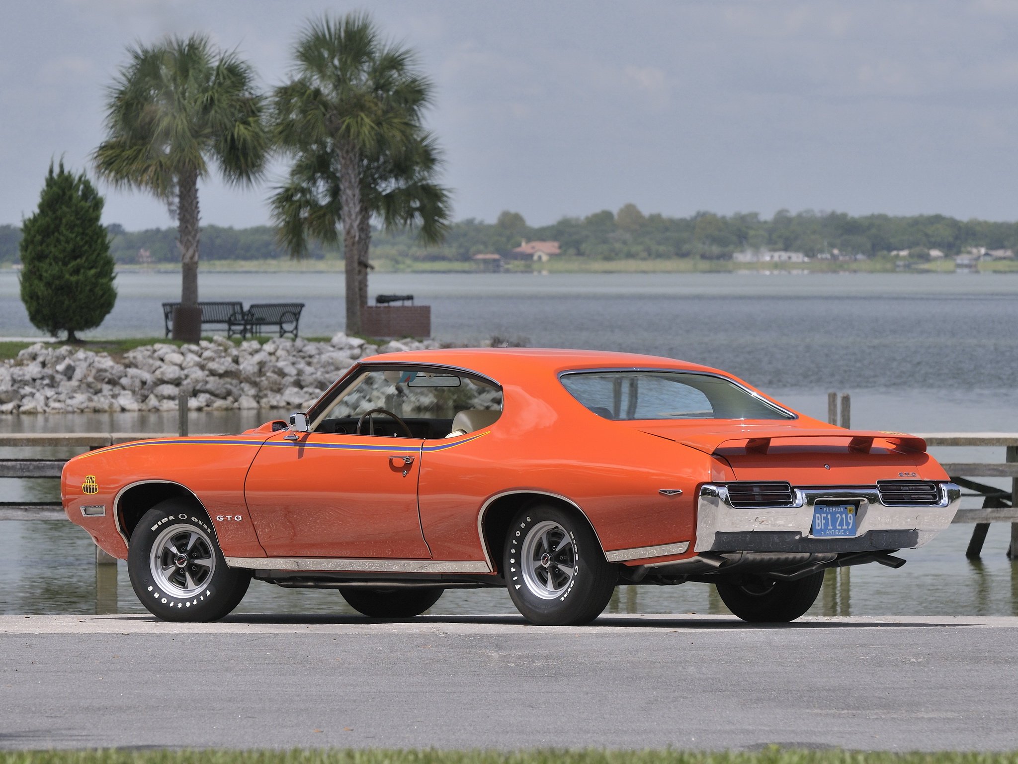1969, Pontiac, Gto, Judge, Hardtop, Coupe, Muscle, Classic Wallpaper