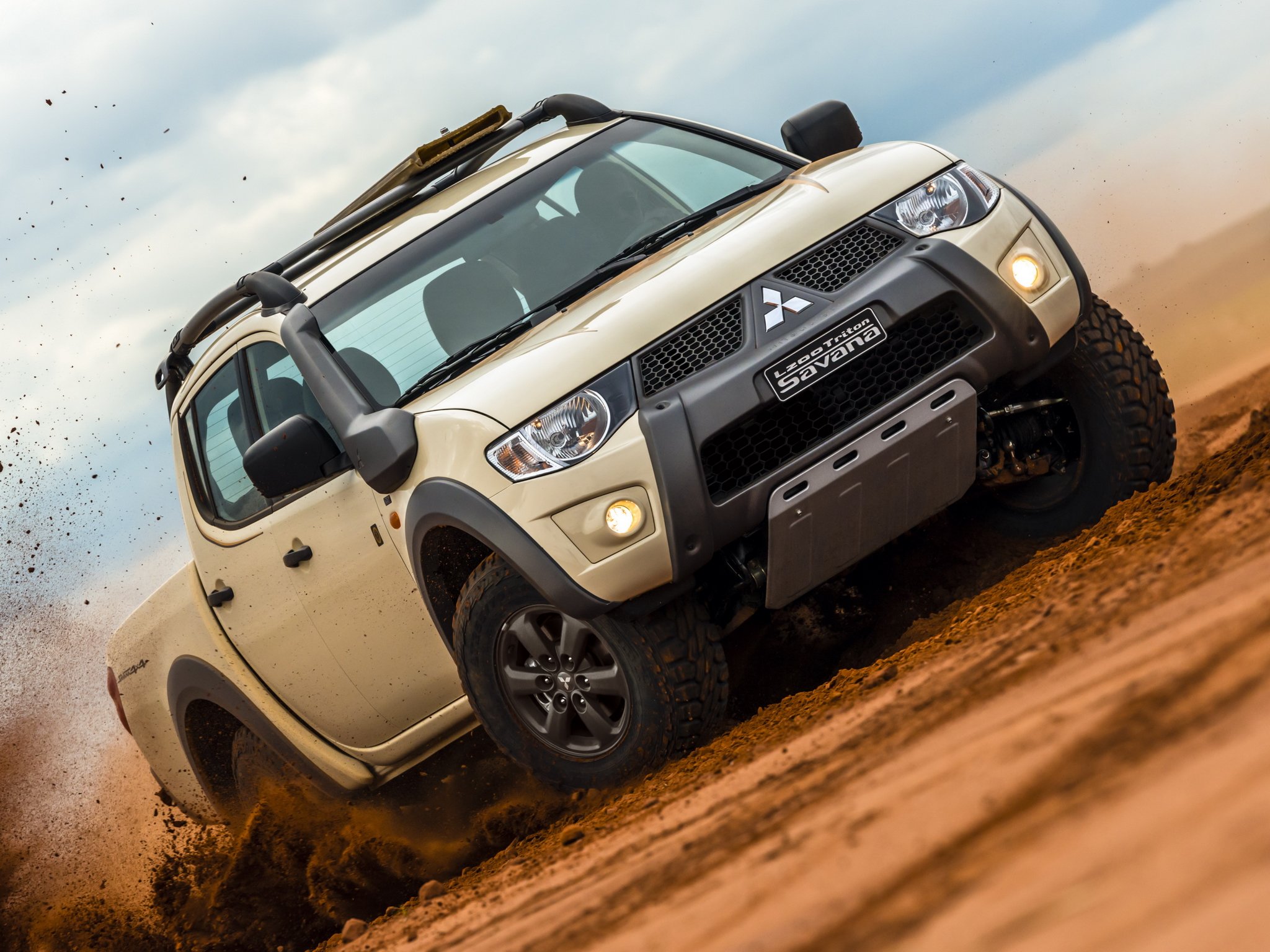 2014, Mitsubishi, L200, Triton, Savana, Pickup Wallpaper
