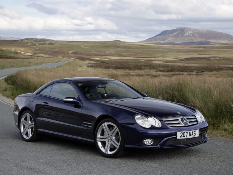 2005 08, Mercedes, Benz, S l, 500, Sports, Package, Uk spec,  r230 , Sl500, Convertible HD Wallpaper Desktop Background