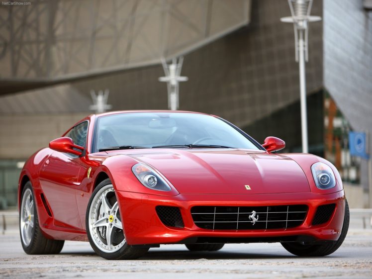 red, Cars, Ferrari, 599, Ferrari, 599, Gtb, Fiorano HD Wallpaper Desktop Background