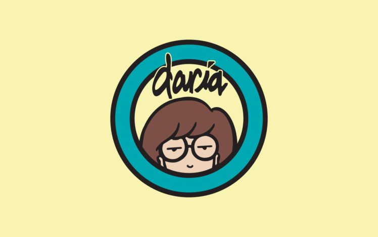 minimalistic, Daria, Girls, With, Glasses, Tv, Shows, Nineties HD Wallpaper Desktop Background