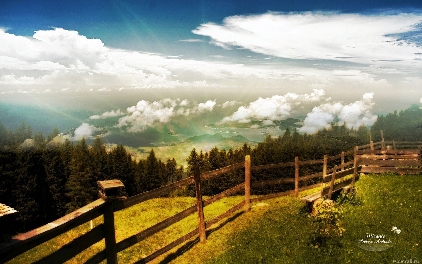 landscapes, Grass, Skyscapes Wallpaper