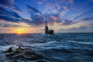 military, Navy, Weapons, Submarines, Warriors, Soldiers, Seals, Ocean, Sea, Hdr, Sunset, Sunrise, Sky, Clouds
