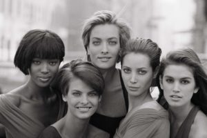 women, Vintage, Models, Grayscale, Naomi, Campbell, Cindy, Crawford, Christy, Turlington, Linda, Evangelista, Models
