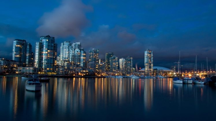 cityscapes, Boats, Vehicles, Yachts, Lakes, City, Skyline HD Wallpaper Desktop Background