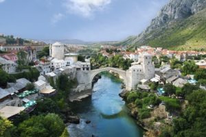 landscapes, Nature, Bridges, Towns, Mostar, Rivers, Bosnia, And, Herzegovina, Townscape, Natural, Scenery, Town
