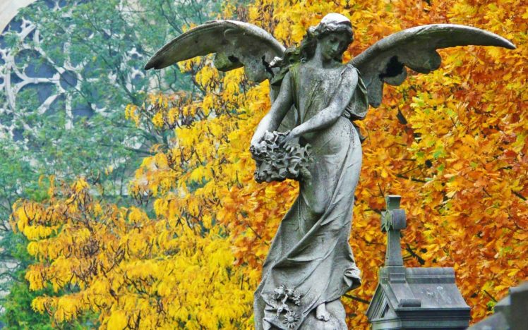 angels, Tombstones, Statues HD Wallpaper Desktop Background