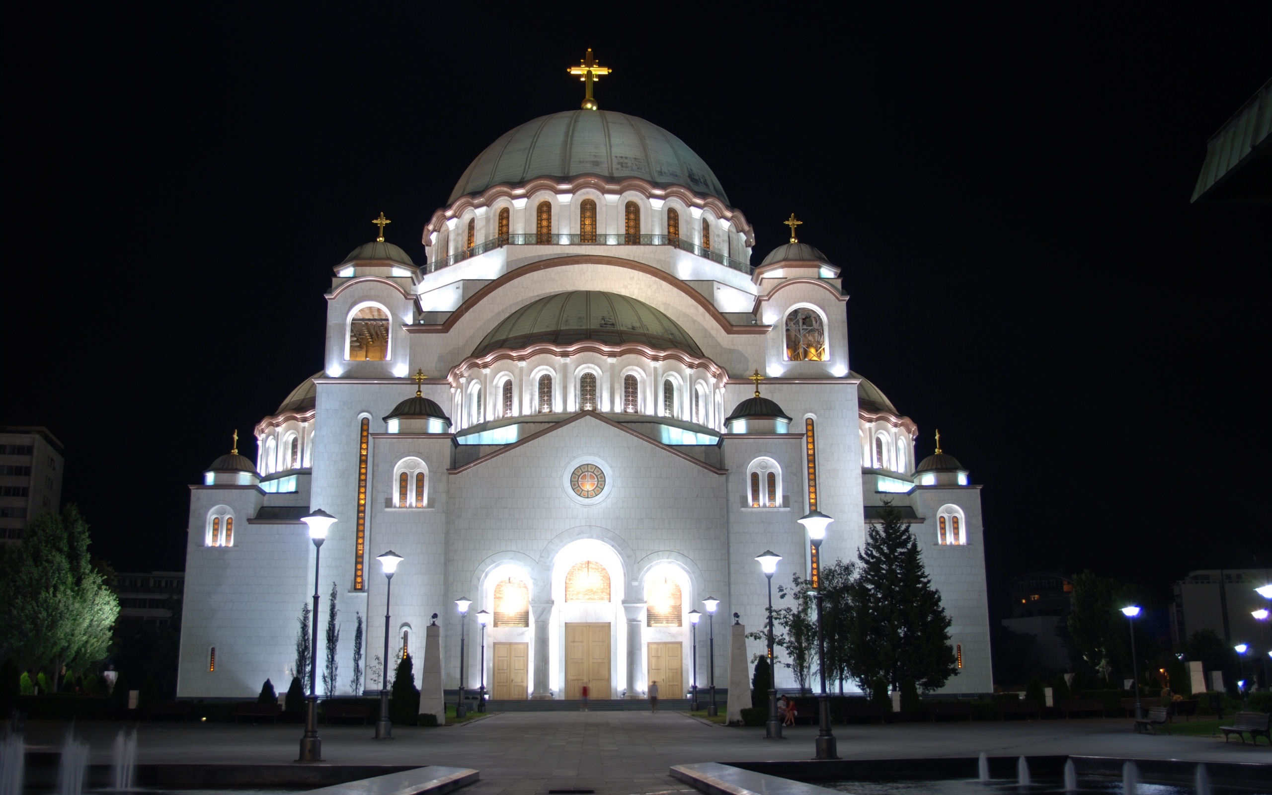 cathedral, Of, Saint, Sava Wallpaper