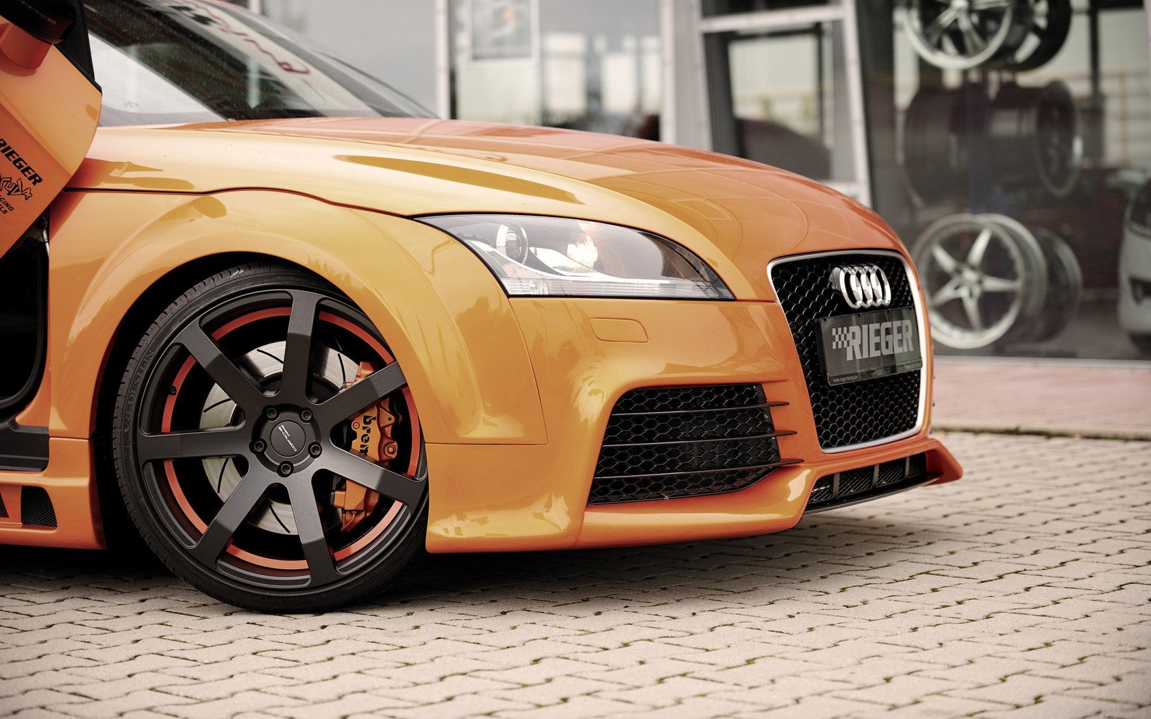 cars, Audi, Tuning, Audi, Tt, Orange, Cars Wallpaper