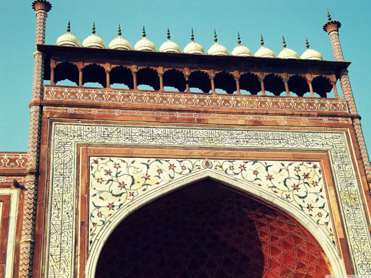 gate, Taj, Mahal HD Wallpaper Desktop Background