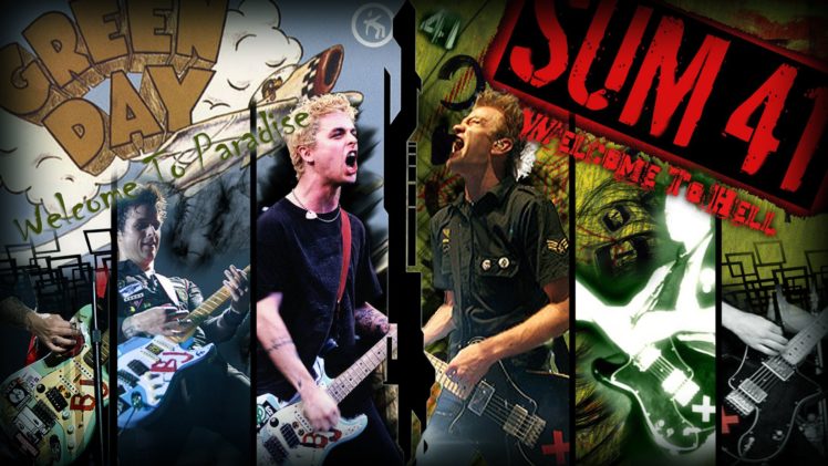 green, Day, Punk, Billie, Joe, Armstrong, Pop, Punk, Sum, 41, Punk, Rock, Deryck, Whibley HD Wallpaper Desktop Background