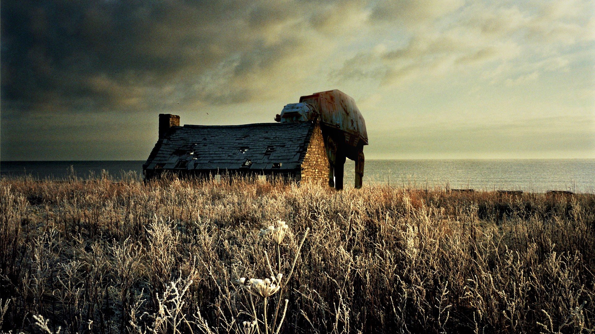 star, Wars, Landscapes, Photo, Manipulation, Skies, Sky, Dramatic Wallpaper