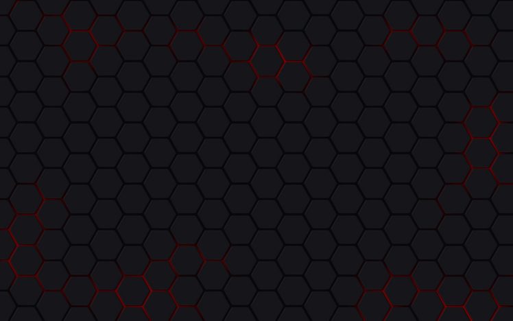 minimalistic, Hexagons HD Wallpaper Desktop Background