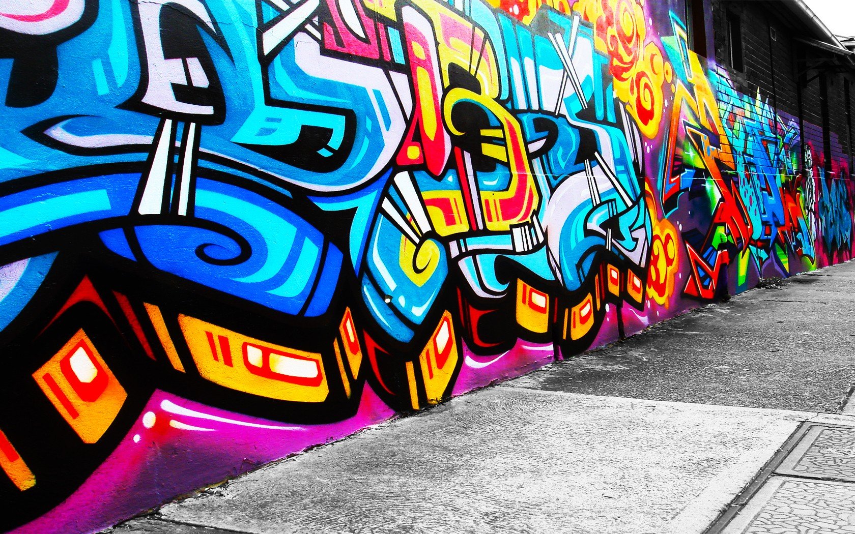 abstract, Cityscapes, Graffiti Wallpaper