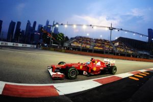 cars, Ferrari, Singapore, Formula, One, Fernando, Alonso, Ferrari, F2012, Night, Race, Singapore, Gp
