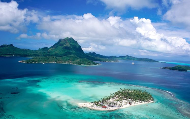 ocean, Landscapes, Tropical, Islands HD Wallpaper Desktop Background