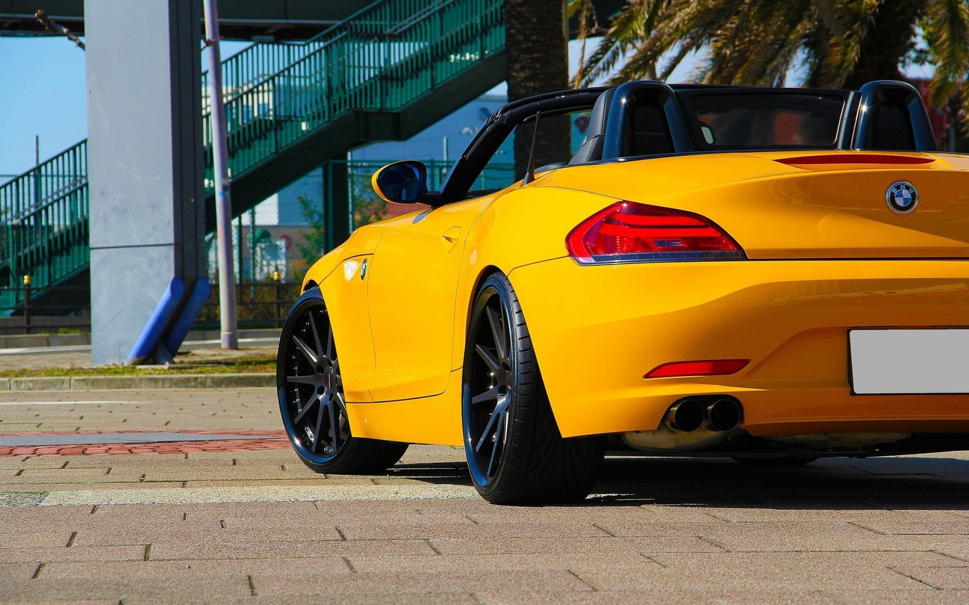 bmw, Convertible, Bright, Yellow, Tuning Wallpaper