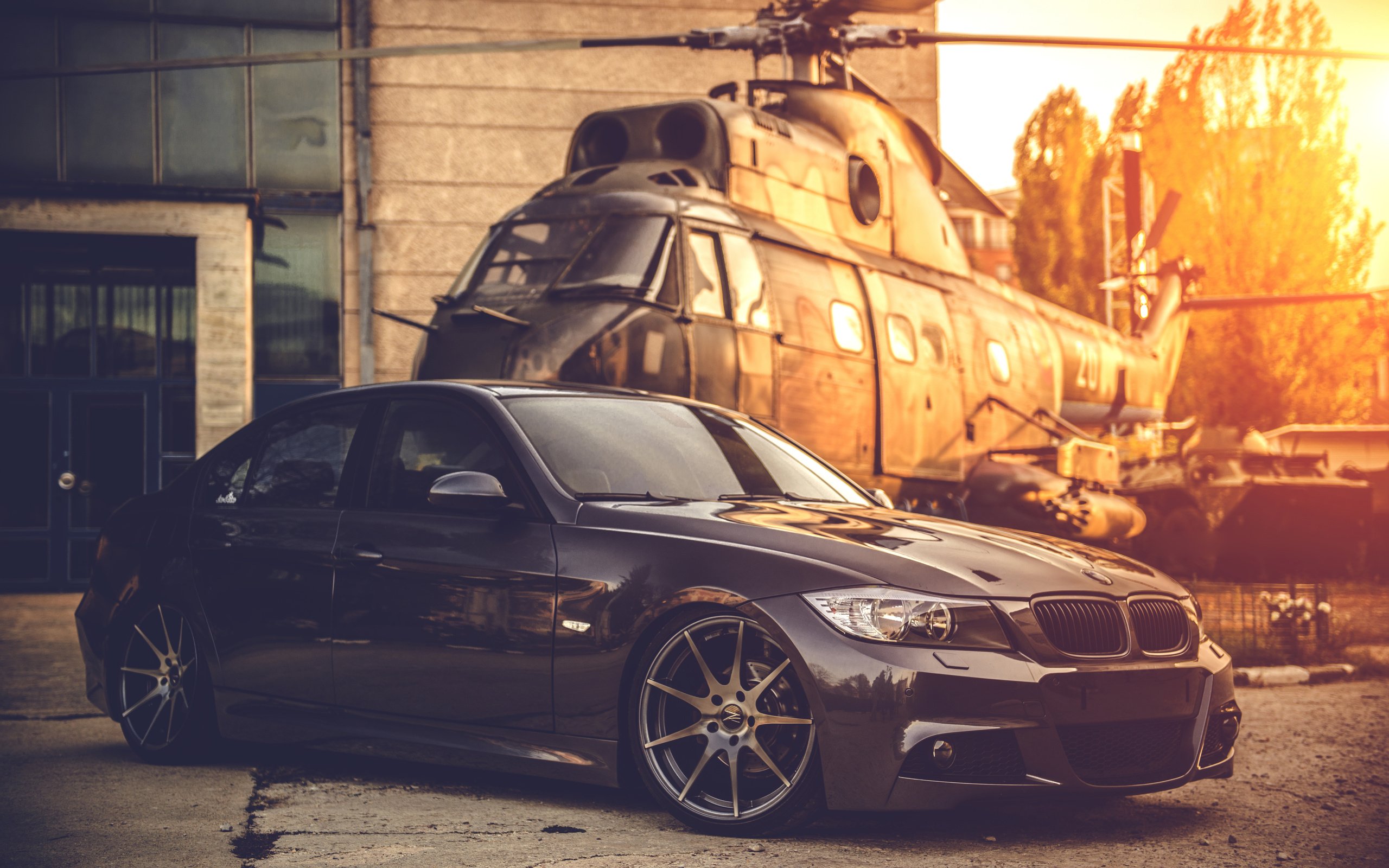 deep, Concave, Tuning, Wheels, Bmw, E90, Bmw, Helicopter Wallpaper
