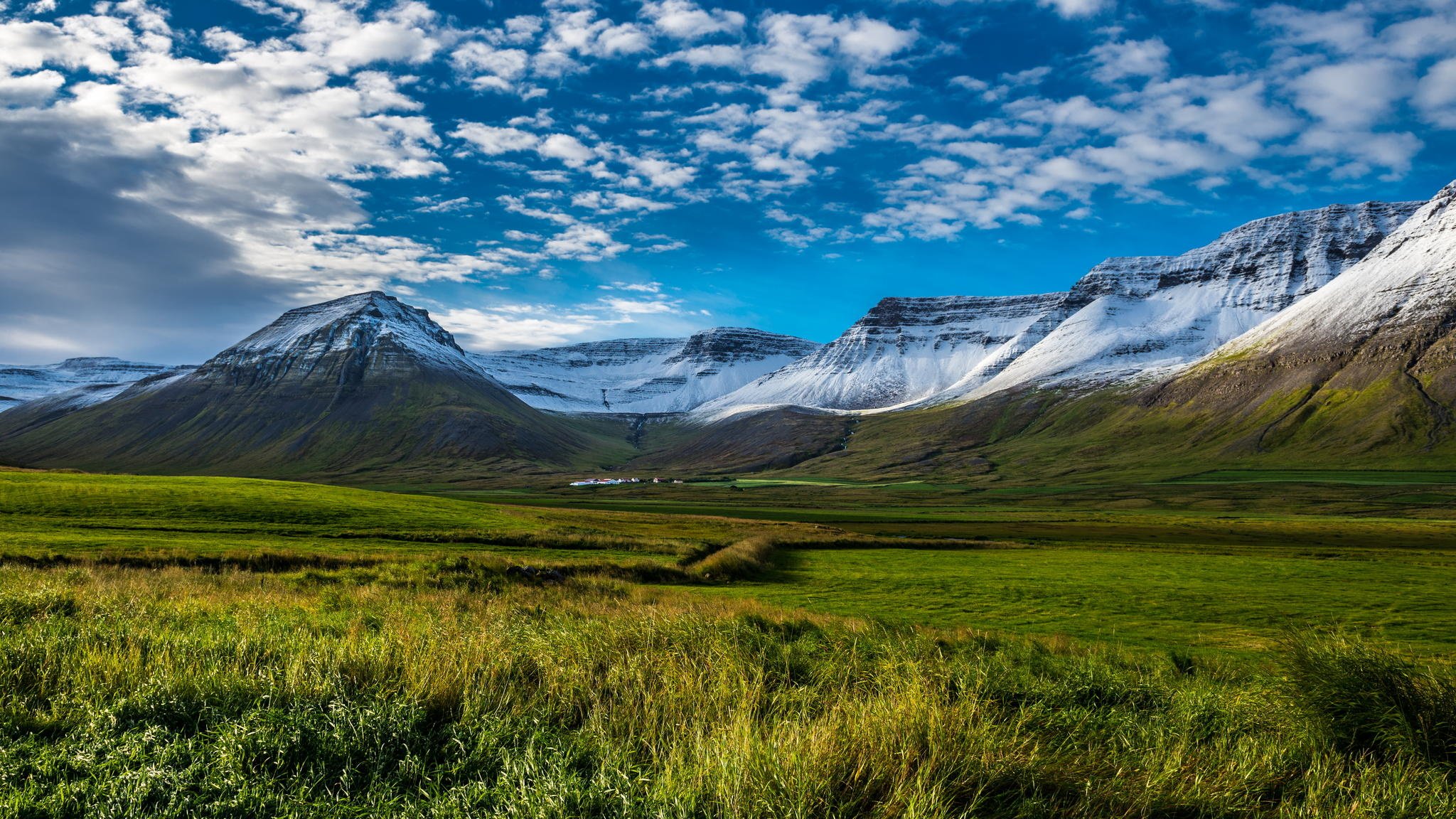 Исландия горы пейзажи