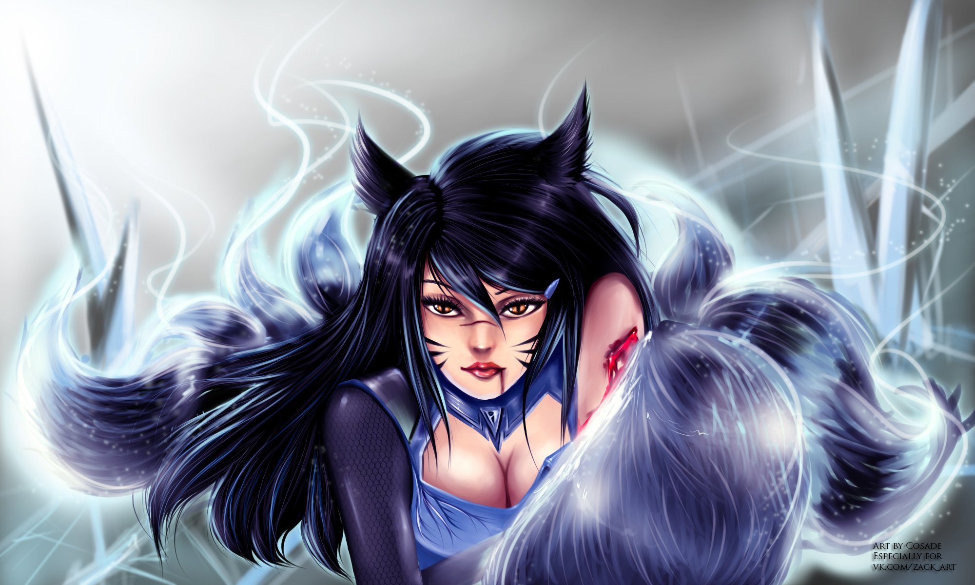 league, Of, Legends, Ahri, Games, Girls, Fantasy Wallpaper