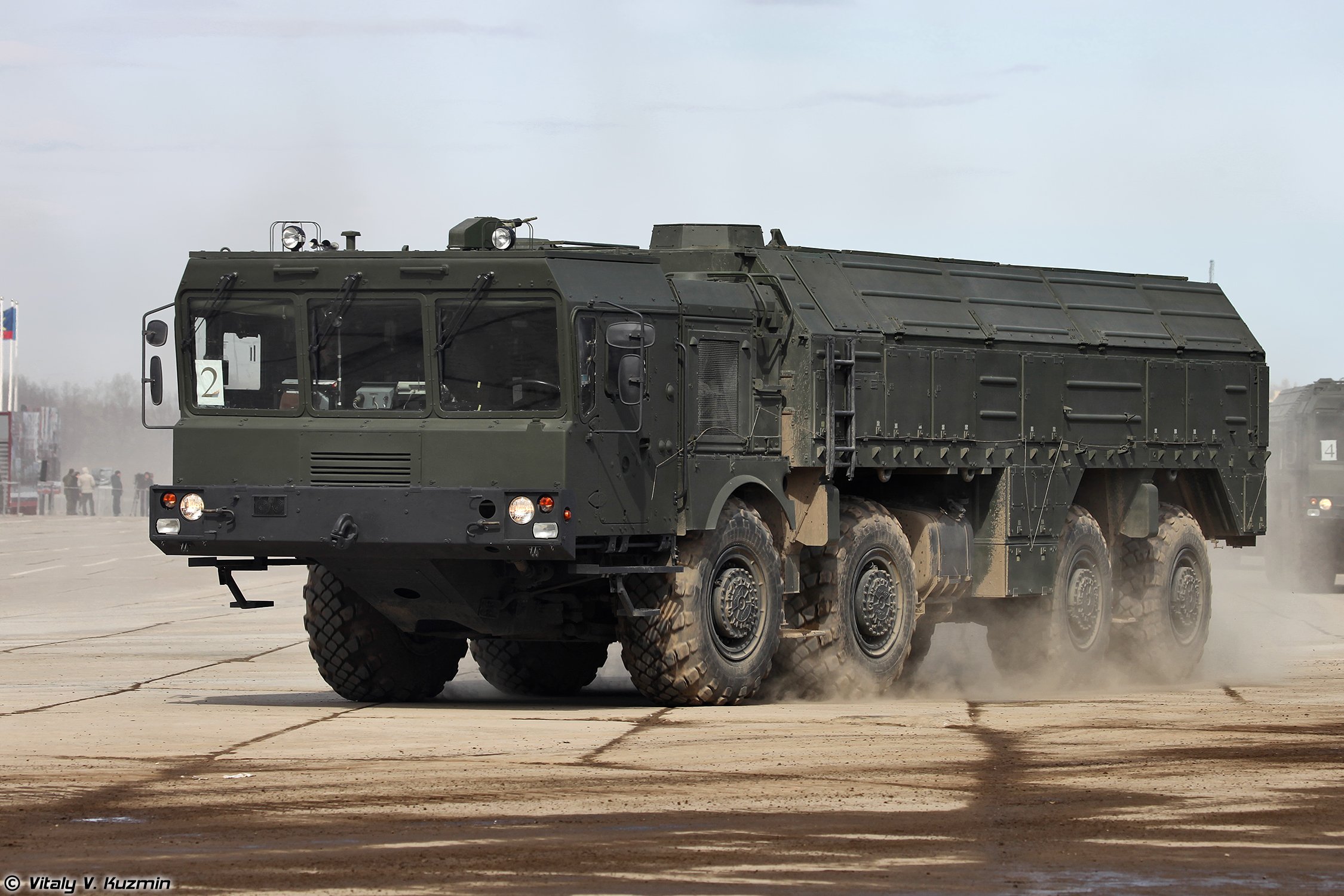 9t250, Loading, Vehicle, For, Iskander M, System, Missile, April, 9th 