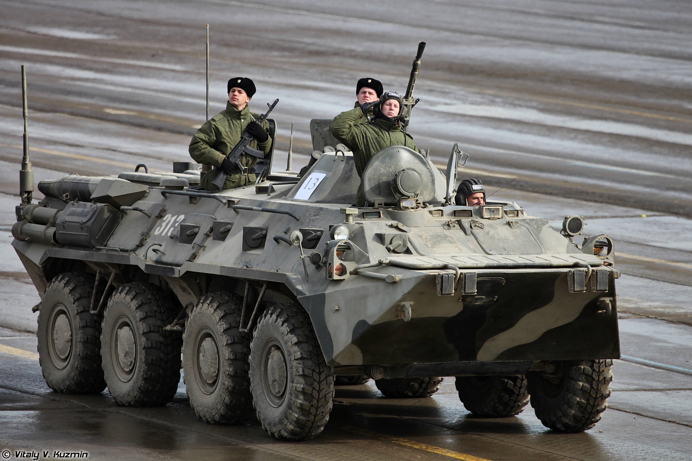 btr 80, Apc, Armoured, April, 9th, Rehearsal, In, Alabino, Of, 2014, Victory, Day, Parade, Russia, Military, Army, Russian Wallpaper