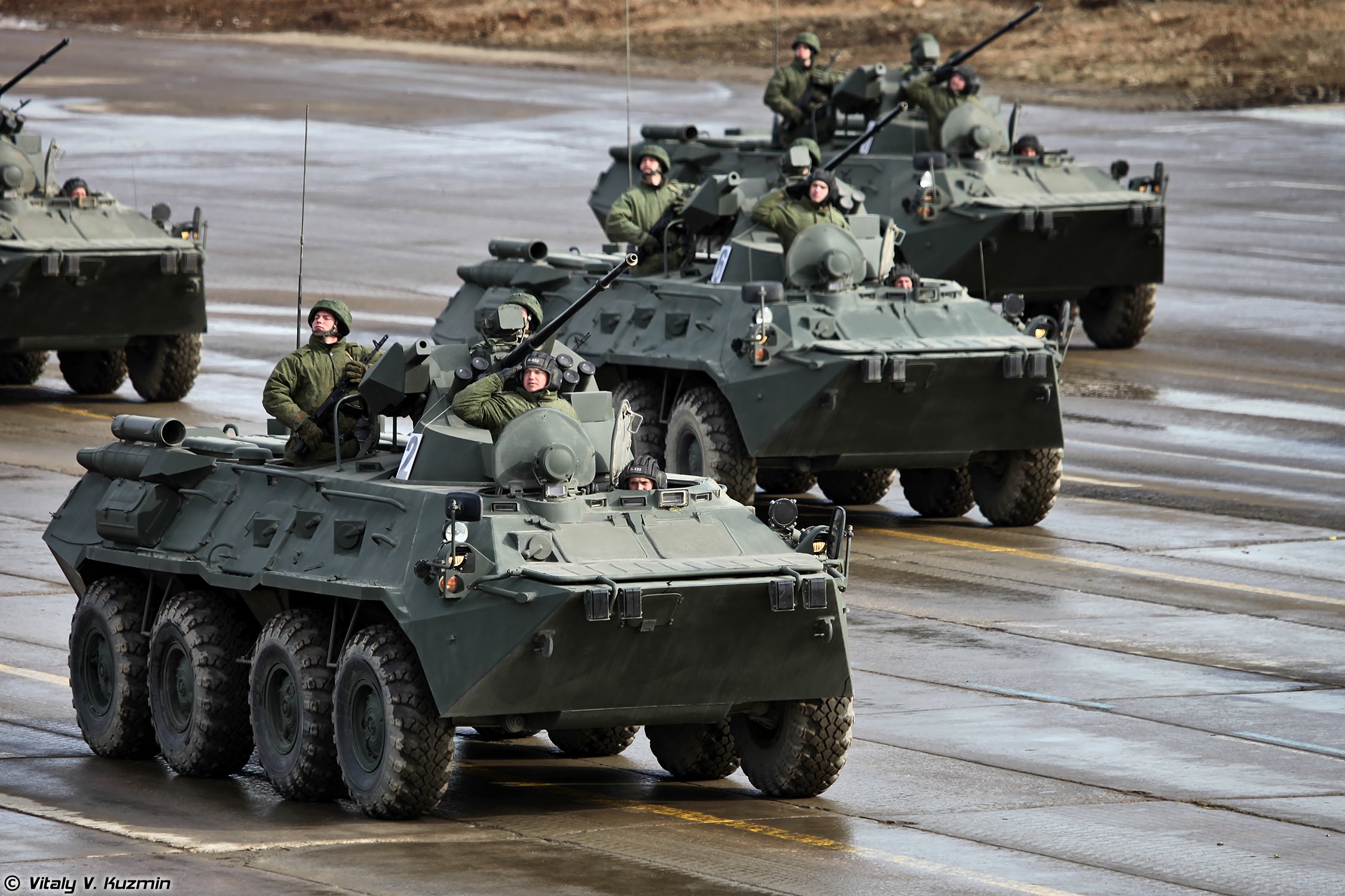 btr 82a, Apc, Armoured, April, 9th, Rehearsal, In, Alabino, Of, 2014, Victory, Day, Parade, Russia, Military, Army, Russian Wallpaper