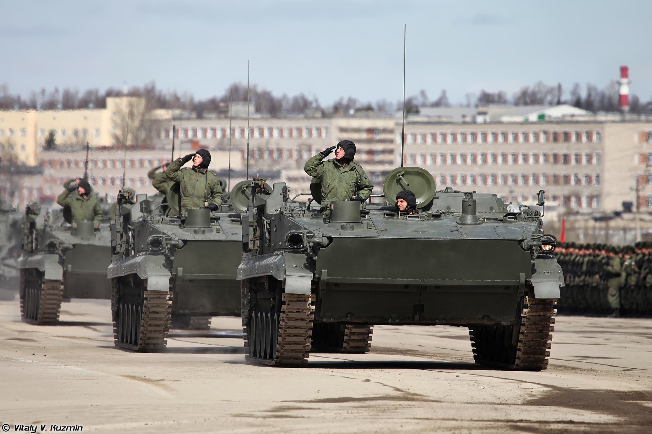 9p157 2, Combat, Vehicle, From, 9k123, Khrizantema s, Anti tank, Missile, System, Armoured, April, 9th, Rehearsal, In, Alabino, Of, 2014, Victory, Day, Parade, Russia, Military, Army, Russian Wallpaper