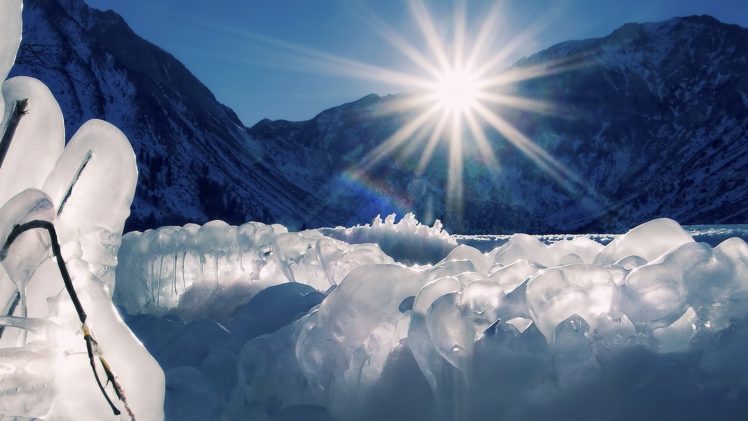 ice, Landscapes, Nature, Sun HD Wallpaper Desktop Background