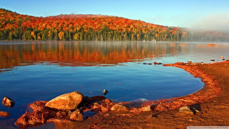 landscapes, Nature, Autumn, Shore HD Wallpaper Desktop Background