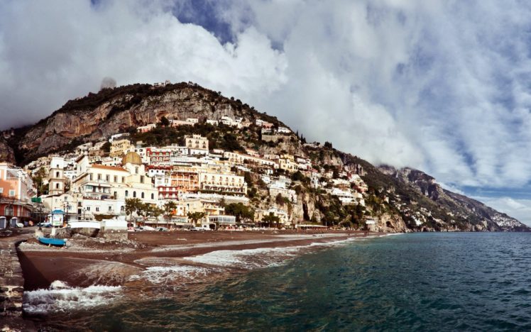 landscapes, Seaside, Positano HD Wallpaper Desktop Background