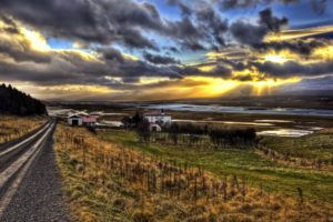 clouds, Landscapes, Nature, Skylines, Sunlight, Iceland, Hdr, Photography