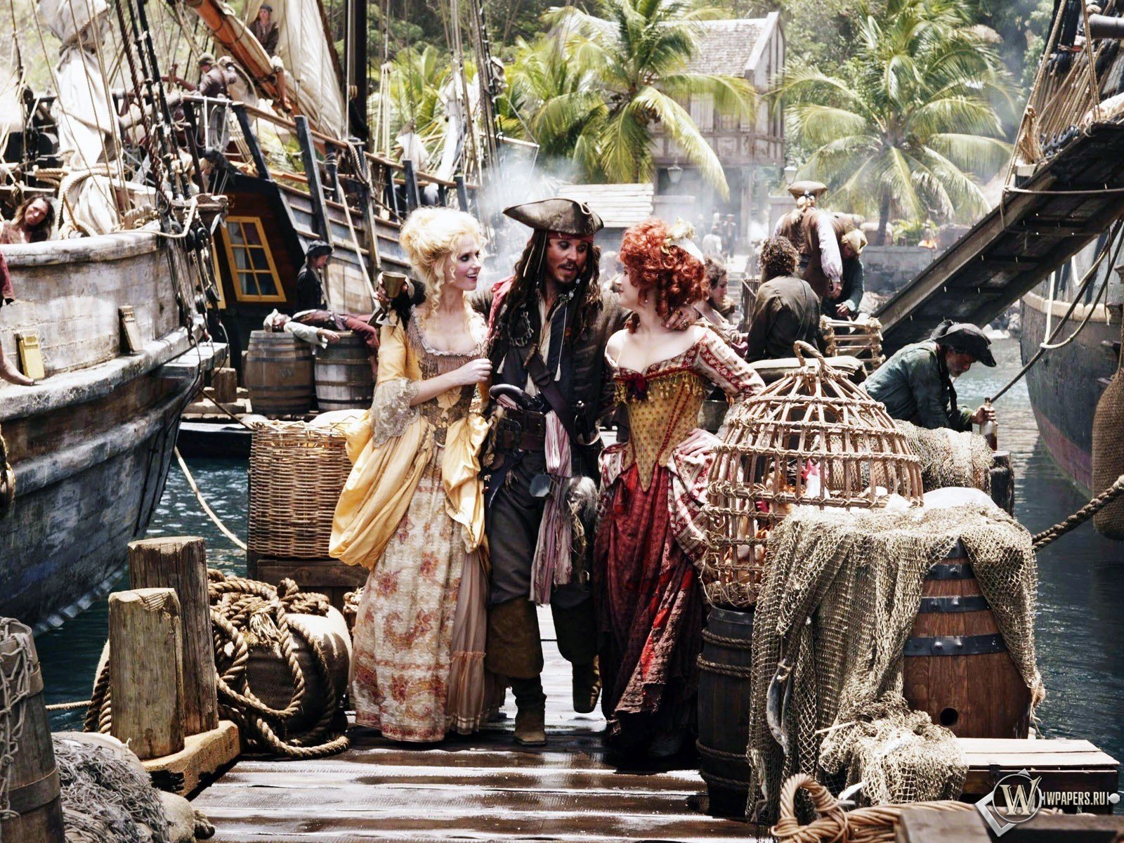 pirates, Of, The, Caribbean, Johnny, Depp, Captain, Jack, Sparrow Wallpaper