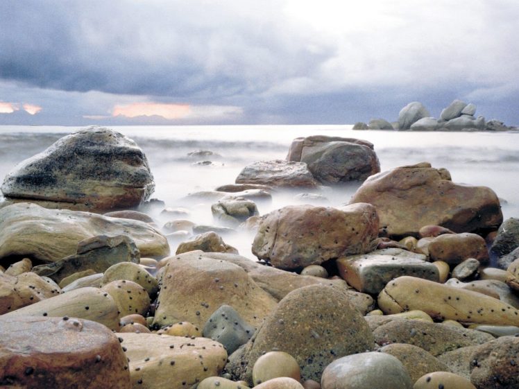 water, Landscapes, Nature, Rocks, Sea HD Wallpaper Desktop Background