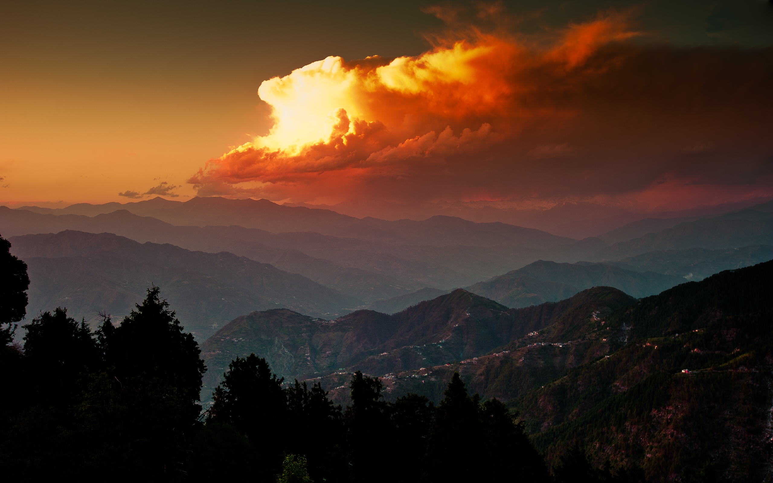 dalhousie, Sunset Wallpaper