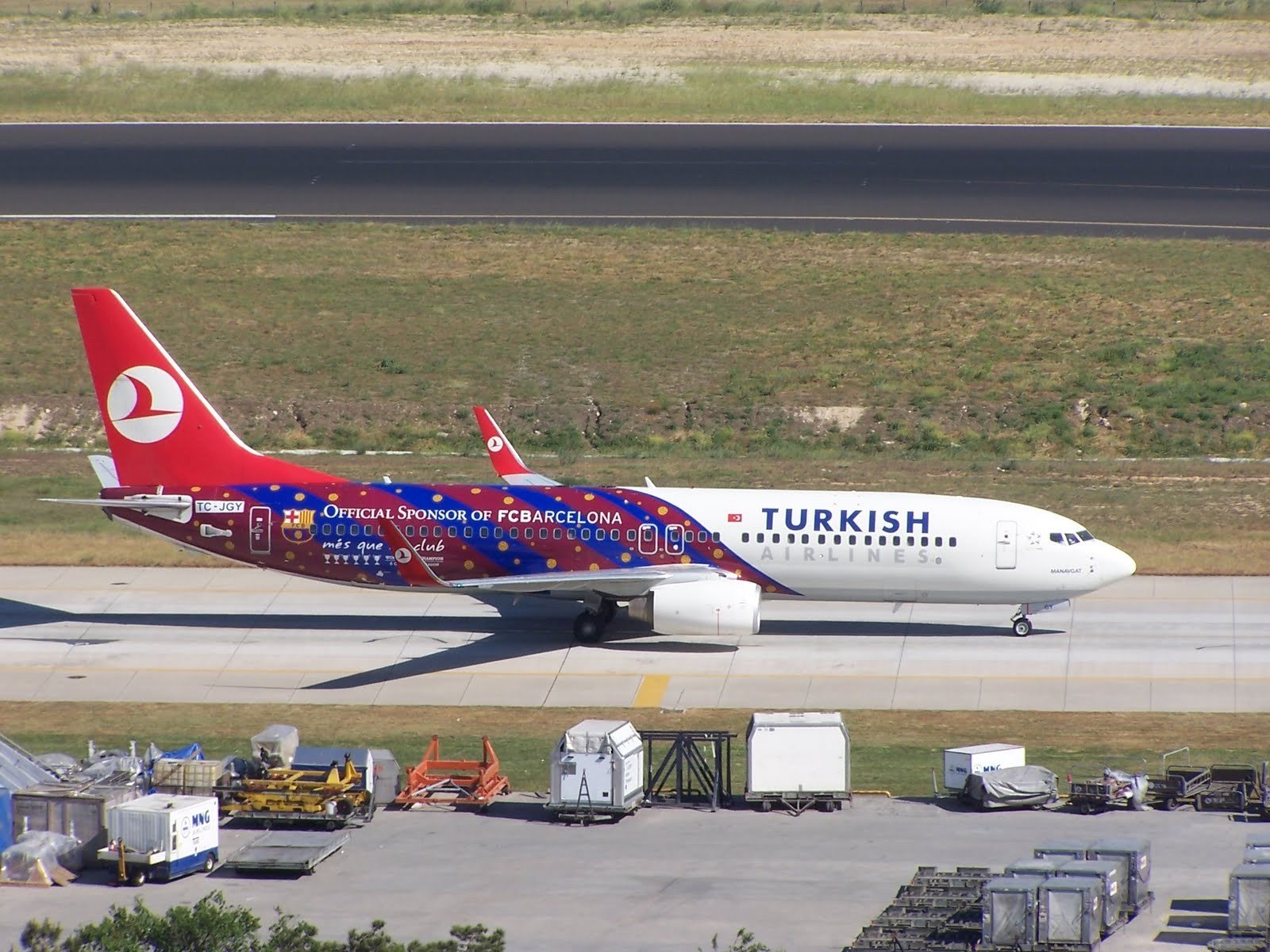 aircraft, Turkish, Fc, Barcelona Wallpaper