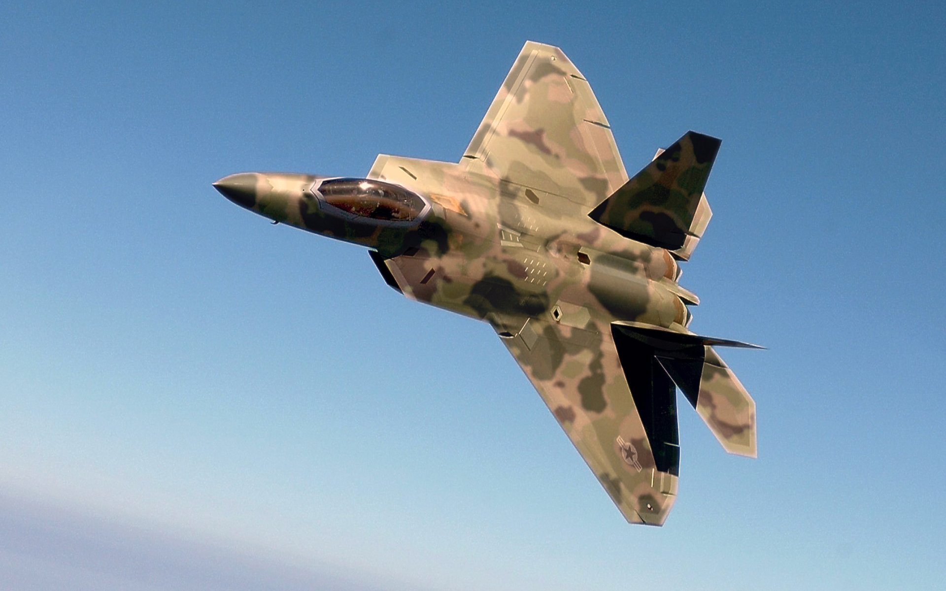aircraft, Military, F 22, Raptor, Camouflage, Planes, Vehicles, Photo, Manipulation, Military, Art Wallpaper