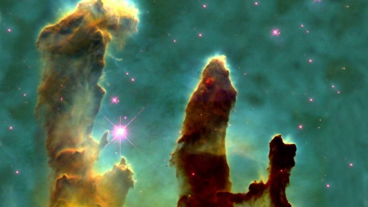 outer, Space, Nebulae, Pillars, Of, Creation, Eagle, Nebula HD Wallpaper Desktop Background