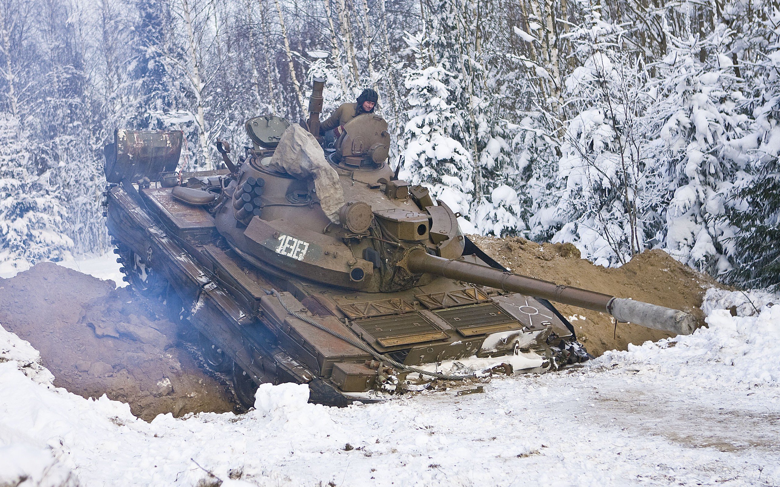 snow, Tanks, T 62 Wallpaper
