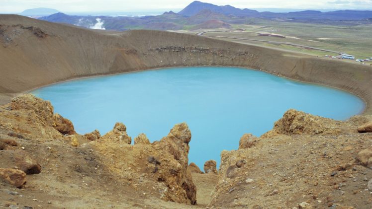 blue, Iceland, Crater, Lake HD Wallpaper Desktop Background