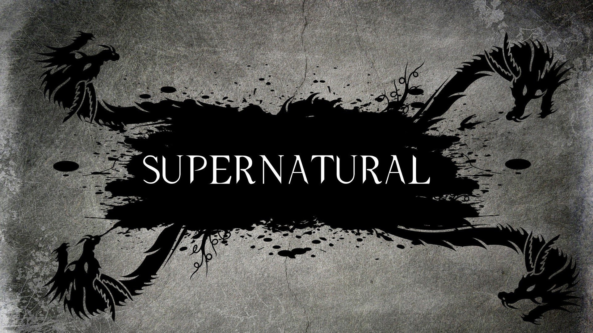 supernatural, Dragons, Grunge, Grayscale, Complex, Magazine Wallpaper