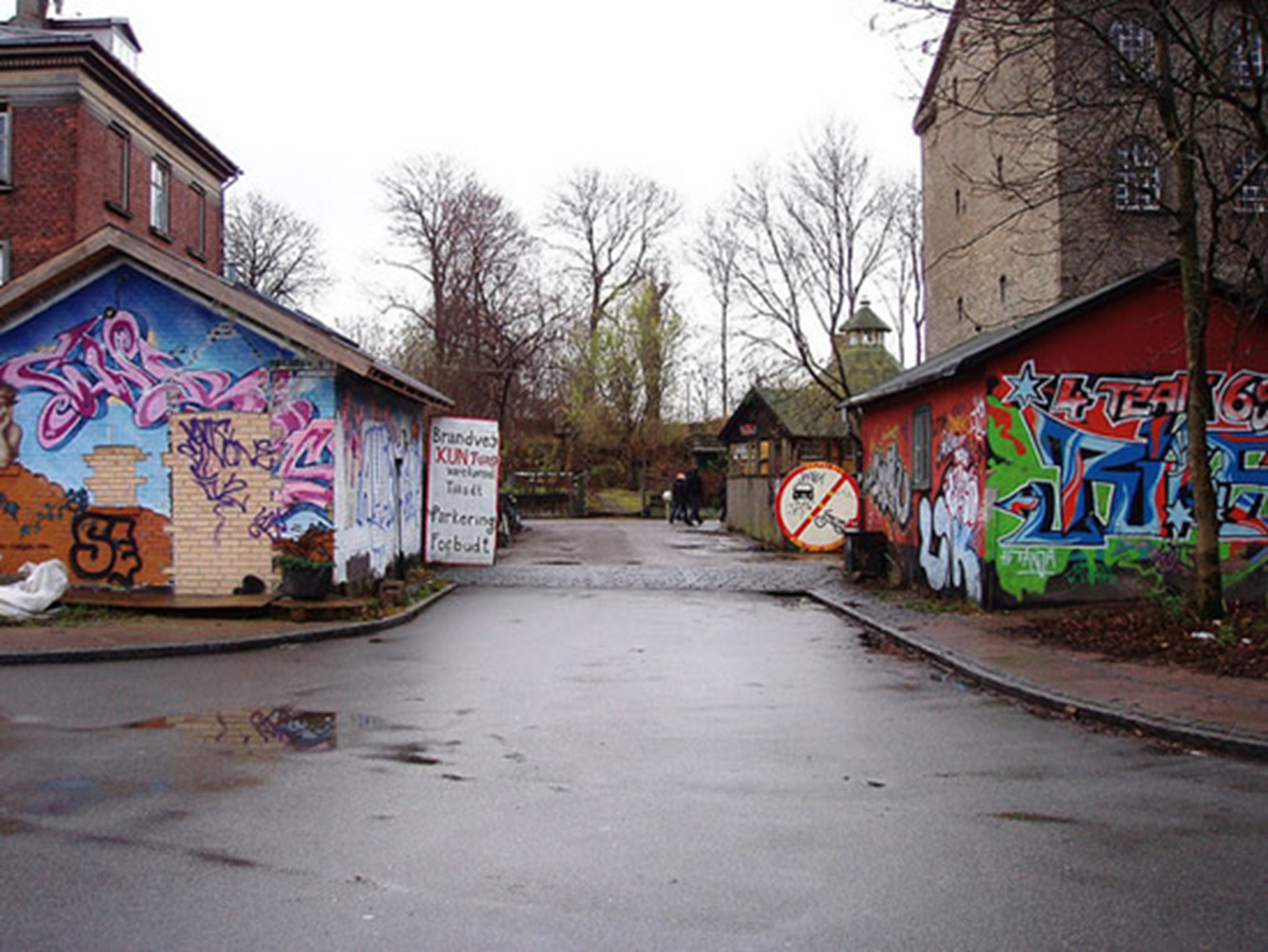 free, City, Christiania, Copenhagen, Denmark, Graphite Wallpaper