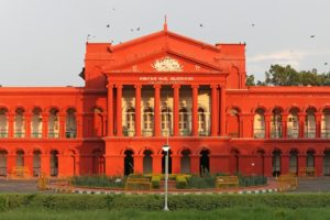 high, Court, Of, Karnataka, Bangalore, India, Red ...