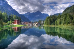 lago, Di, Alleghe, Belluno, Italy, Landscape, Lake, 4000×2664