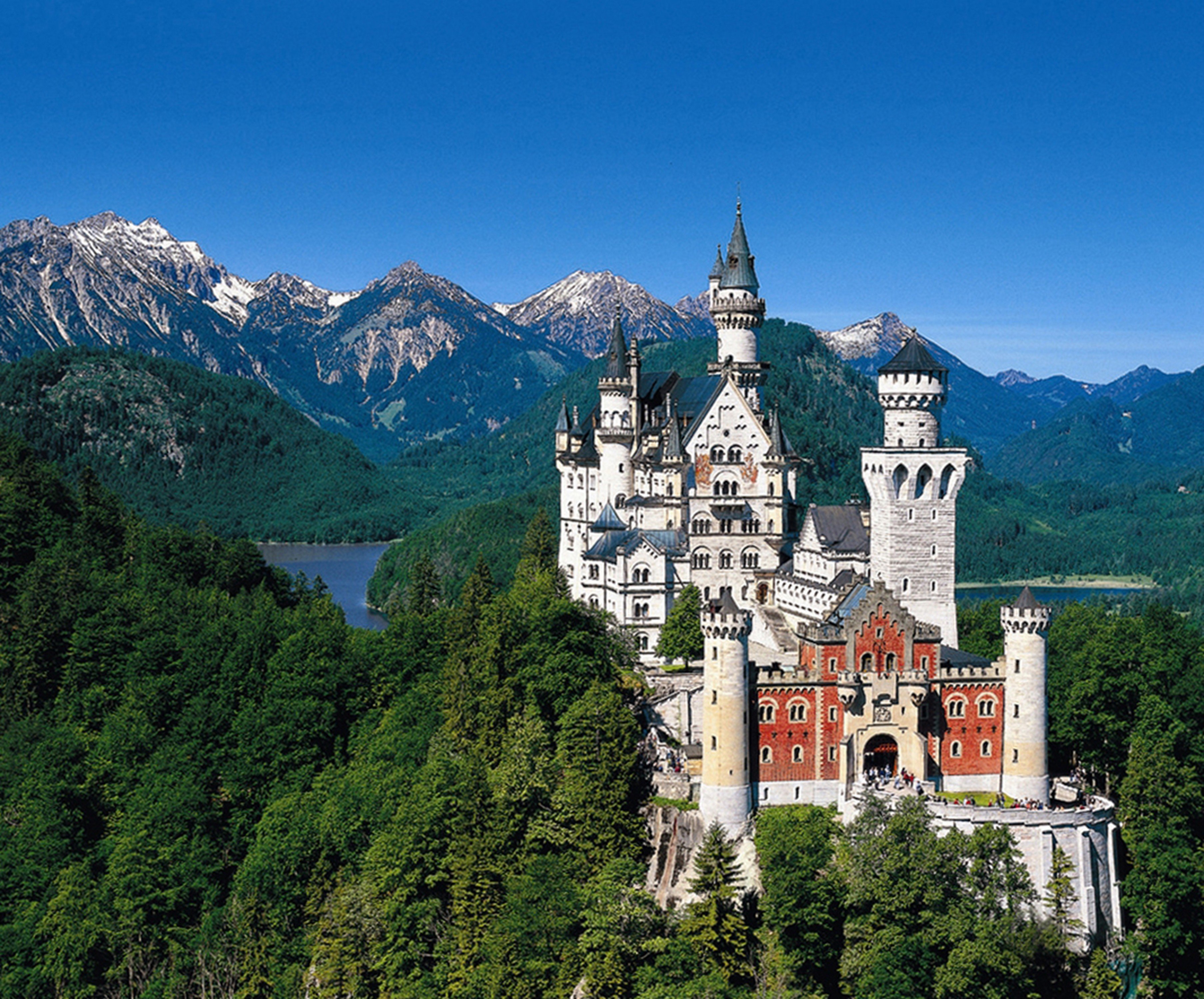 neuschwanstein, Alp, Germany, Europe, Castle Wallpaper