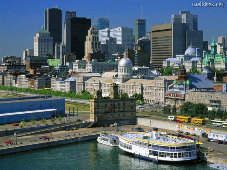 old port of montreal, Quebec, Canada, City HD Wallpaper Desktop Background