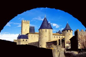castles, France, Buildings, Carcassonne, Cities, Chateau