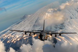 clouds, Aircraft, War, Flares, Contrails, Skyscapes, Attack