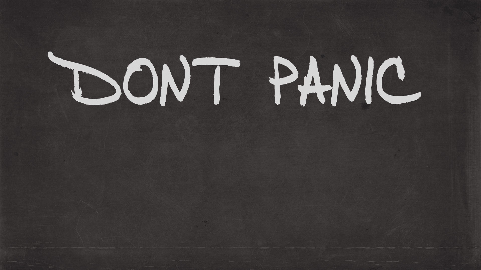 minimalistic, Graffiti, The, Hitchhikers, Guide, To, The, Galaxy, Typography, Donand039t, Panic Wallpaper